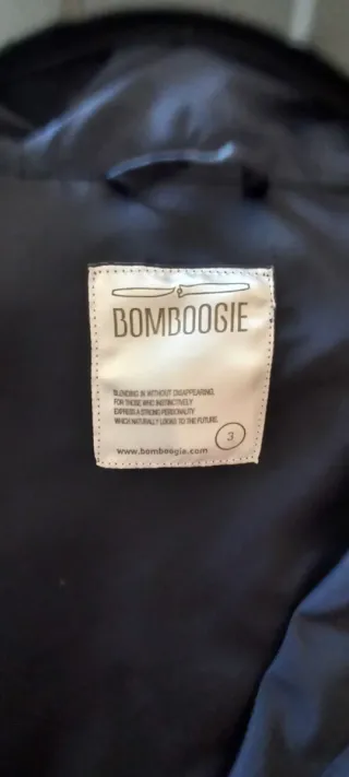 Casaco BOMBOOGIE preto com capuz