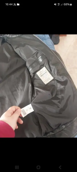 Giacca uomo ecopelle nera