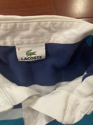 Polo Lacoste Manga Larga Vintage
