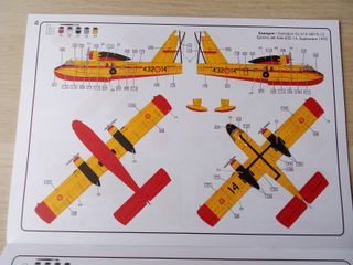CANADAIR CL-215 ESPAÑA MAQUETA HELLER 1/72
