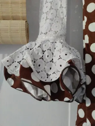 Traje de flamenca juvenil lunares