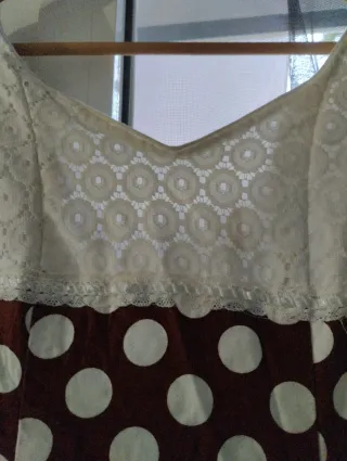 Traje de flamenca juvenil lunares