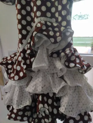 Traje de flamenca juvenil lunares