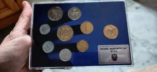Set monedas Austria 1982