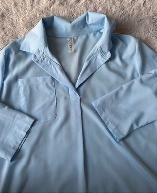 Vestito camicia azzurro