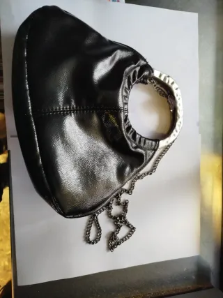 Bolso Negro/Plata Pull&Bear