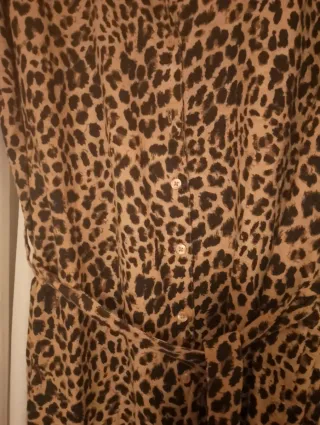 Vestido estampado animal print