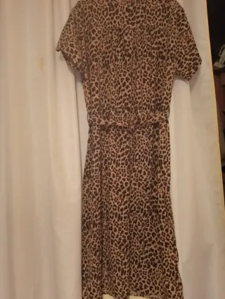 Vestido estampado animal print