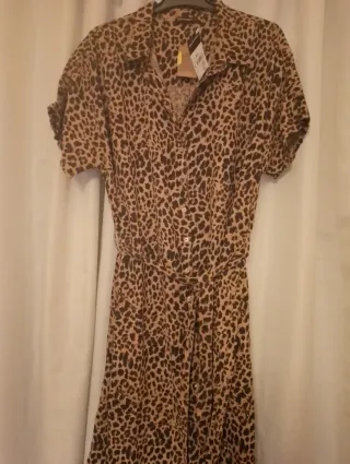 Vestido estampado animal print
