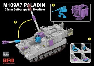 Maqueta M109A7 Paladin Rye Field Model 1/35