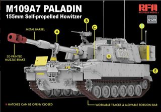 Maqueta M109A7 Paladin Rye Field Model 1/35
