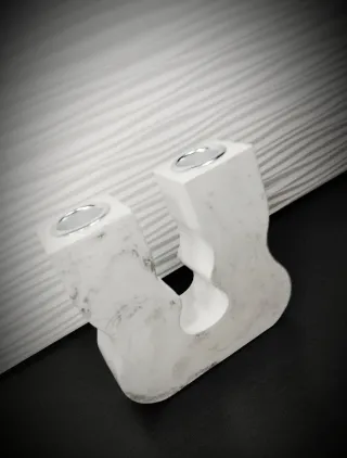 Elegante Candeliere Scultoreo Design Home