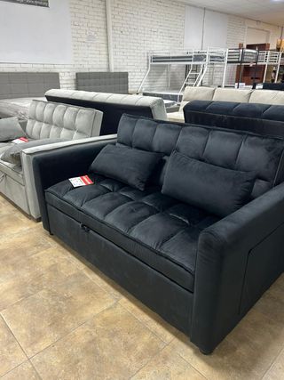 Sofá Cama 2 Plazas 3 en 1 + Cojines