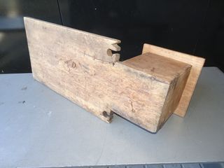 Antiguo Molinillo Café Marquetería S-XIX