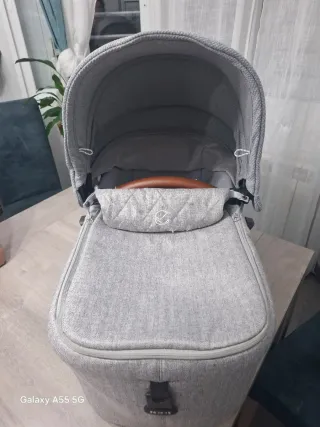 Cochecito Bebé 3 Piezas Gris JANÉ MUUM