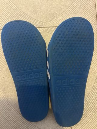 Chanclas Adidas Azul Talla 38.5