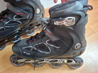 Patines FILA Talla 46 + Protecciones + Bolsa