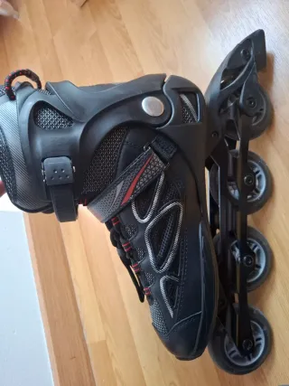 Patines FILA Talla 46 + Protecciones + Bolsa