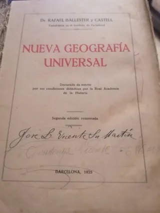 Nueva Geografía Universal 1925