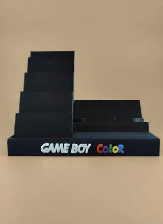 Stand Game Boy Color + 5 Ranuras Para Juegos