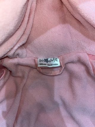 Chaqueta niña rosa