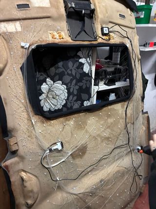 Techo tapizado y cielo estrellado