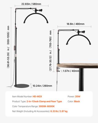 Lampada da Tavolo e da Pavimento Centro Estetico