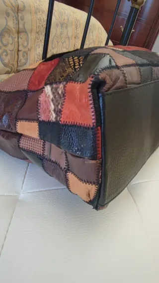 Borsa a spalla Braccialini patchwork