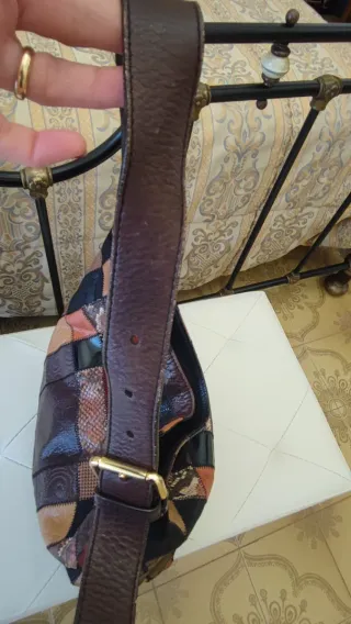 Borsa a spalla Braccialini patchwork