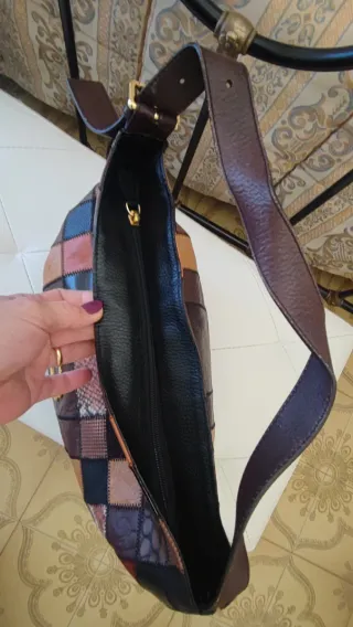 Borsa a spalla Braccialini patchwork