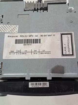 SISTEMA AUDIO / RADIO CD CITROEN C4 BERLINA (6)