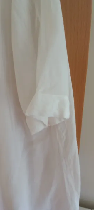 Blusa cor pérola em seda