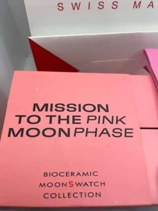 Swatch x Omega Pink Moon