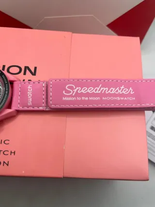 Swatch x Omega Pink Moon