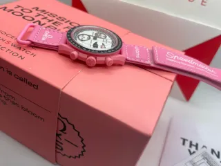 Swatch x Omega Pink Moon