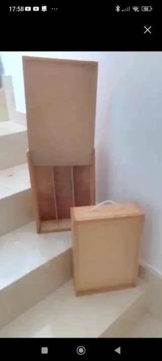 Cajas de madera variadas