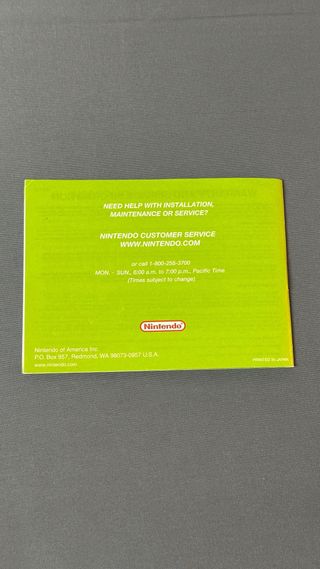 Manual ORIGINAL Pokemon Verde Hoja LeafGreen USA