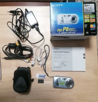 Cámara Digital Sony Cyber-shot DSC-P8 Azul