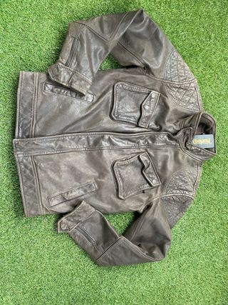 Chaqueta de cuero Norton Marrón