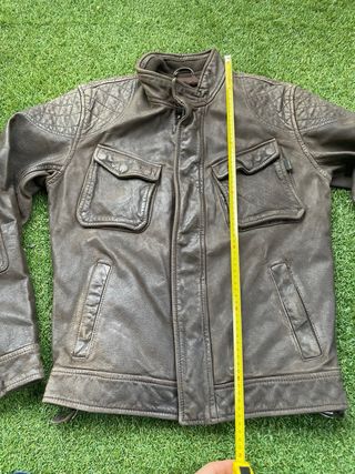 Chaqueta de cuero Norton Marrón