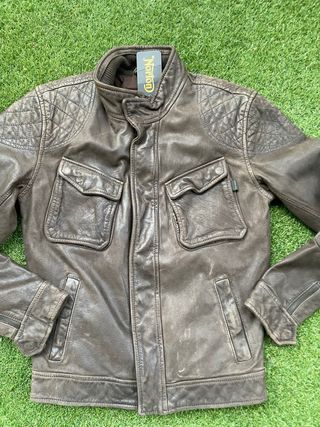 Chaqueta de cuero Norton Marrón