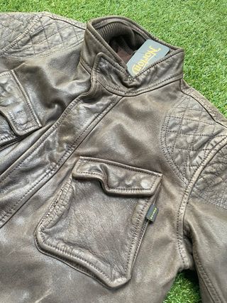 Chaqueta de cuero Norton Marrón