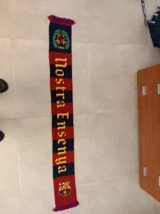Sciarpa FC Barcelona Nostra Ensenya 2002