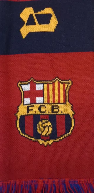 Sciarpa FC Barcelona Nostra Ensenya 2002