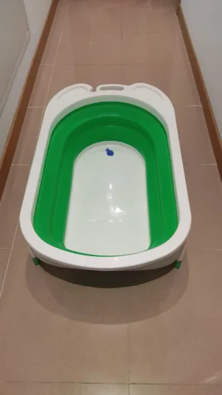 Bañera de bebé plegable