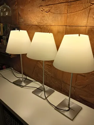 Lámparas de mesa Luceplan (Set de 3)