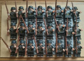 24 Soldados Alemanes WW2 Minifiguras