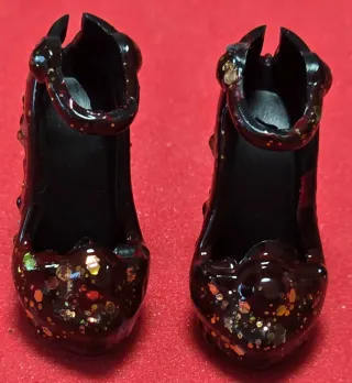 Zapatos tacón brillo para Barbie