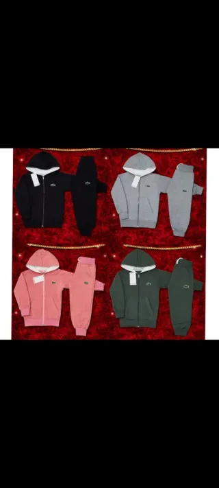 Conjunto Lacoste bordado