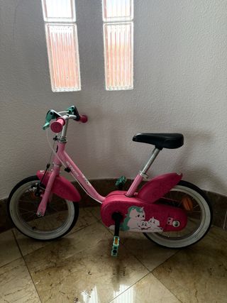 Bicicleta infantil rosa